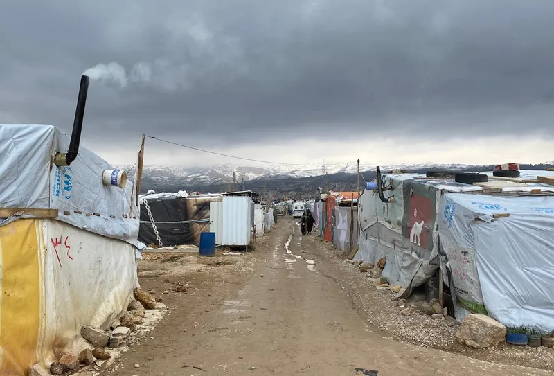 Beqaa refugee camp image